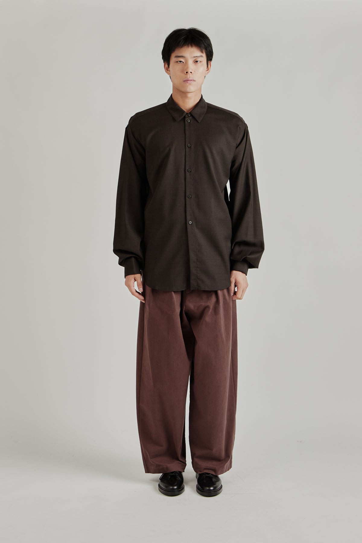 Faeder Shirt - Cacao Check