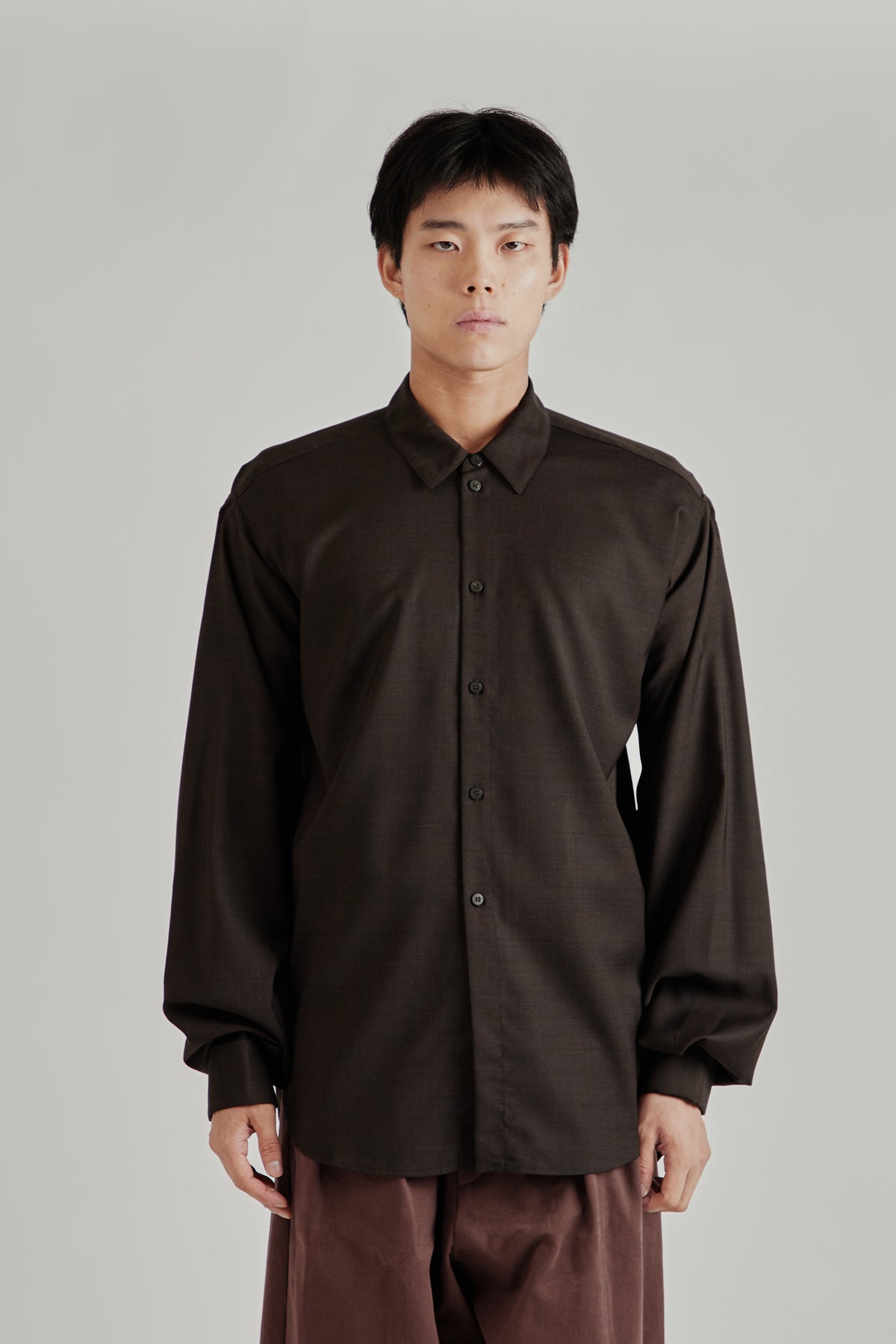 Faeder Shirt - Cacao Check