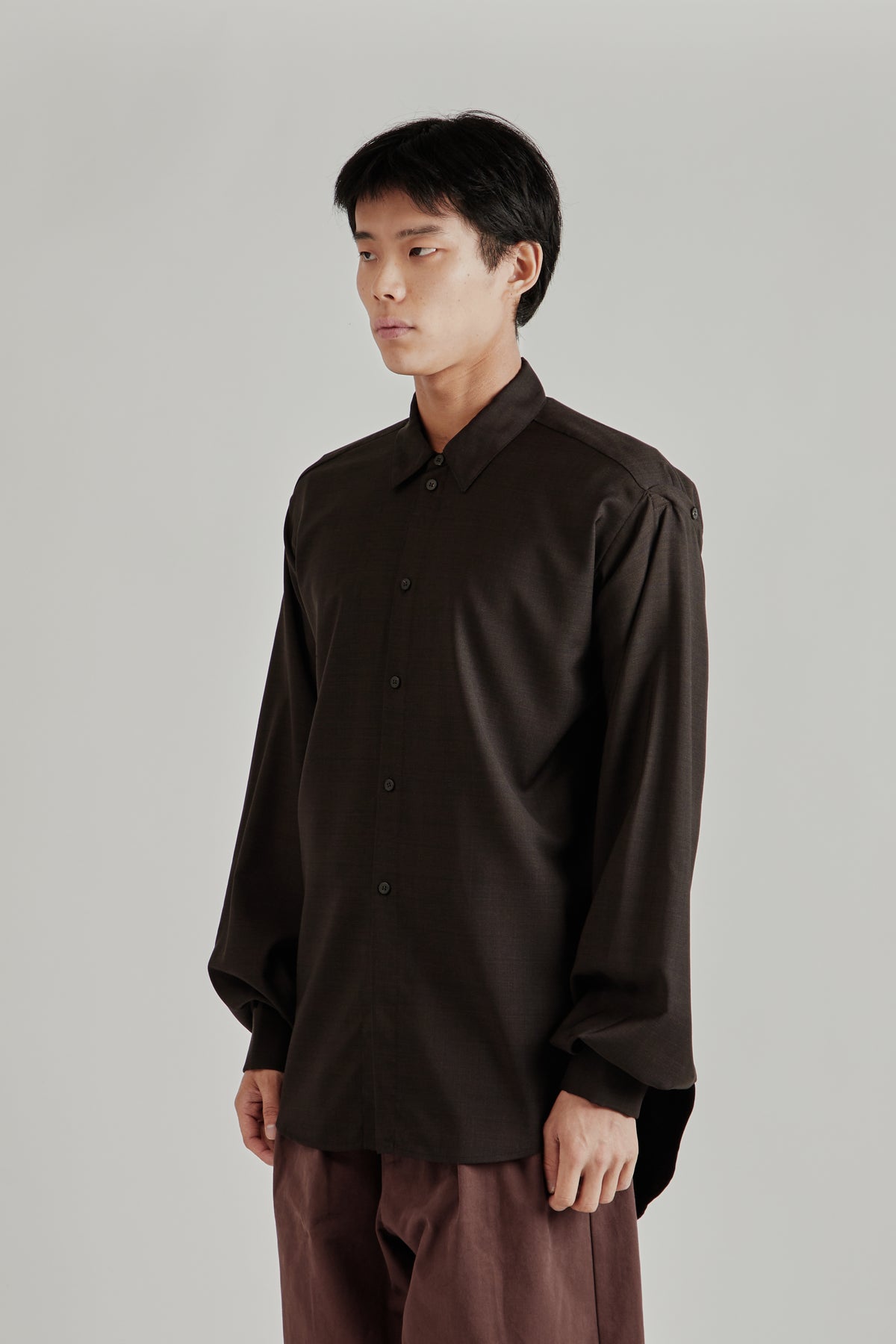Faeder Shirt - Cacao Check