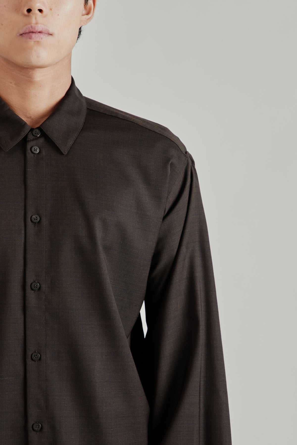 Faeder Shirt - Cacao Check