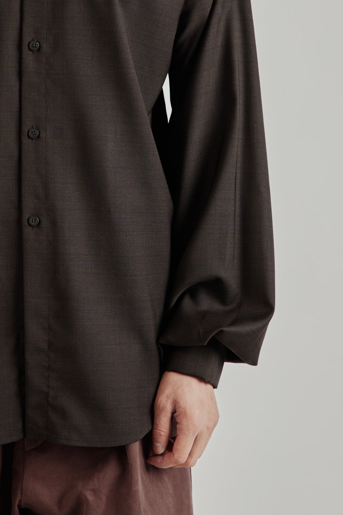 Faeder Shirt - Cacao Check
