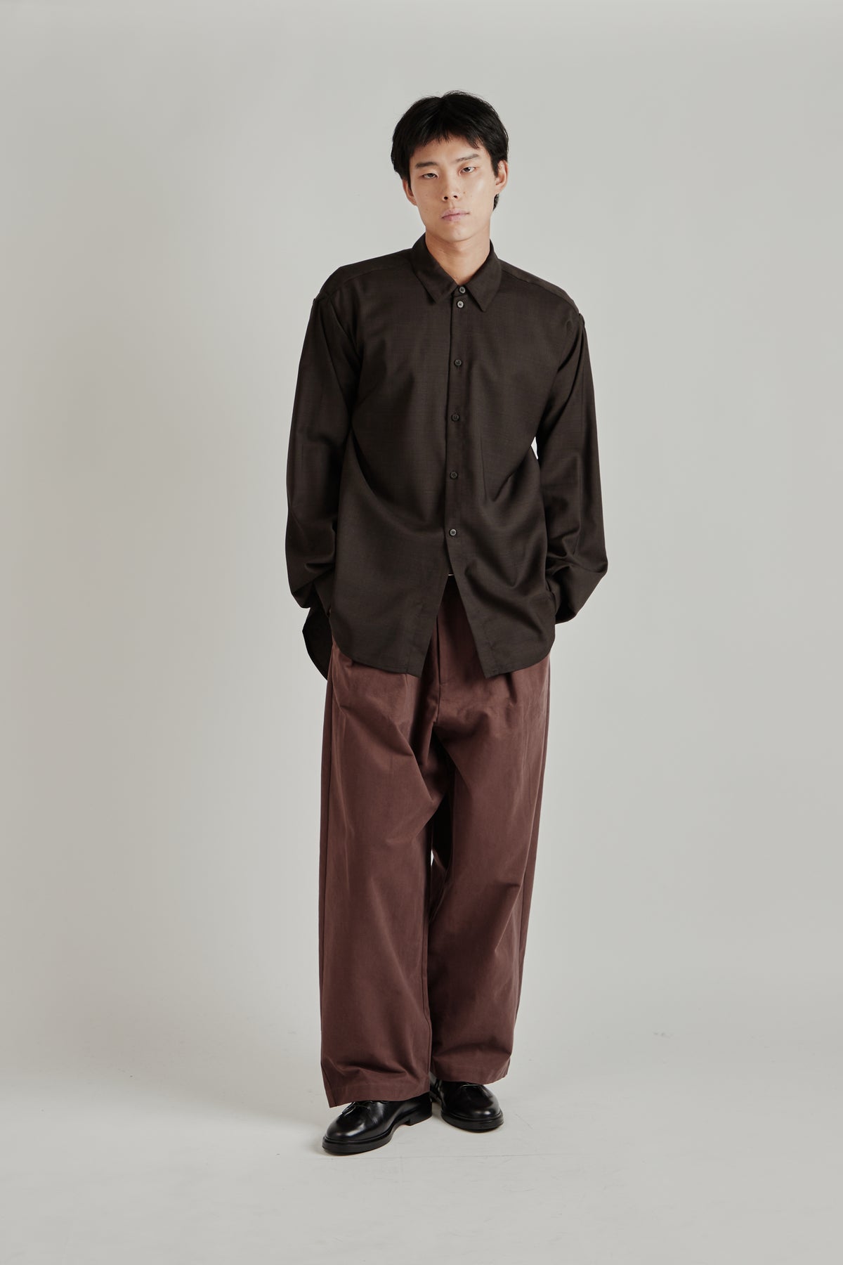 Faeder Shirt - Cacao Check