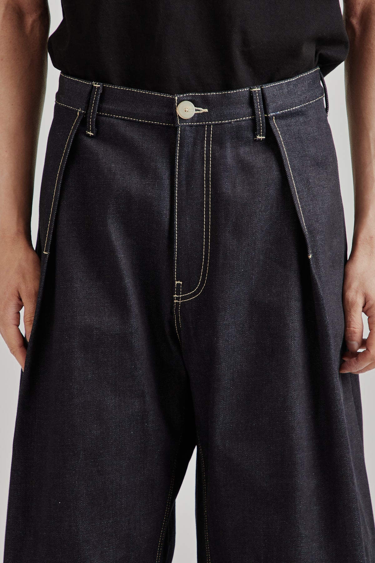 Wright   Doyle FW26 Single Pleat Jean Indigo00006