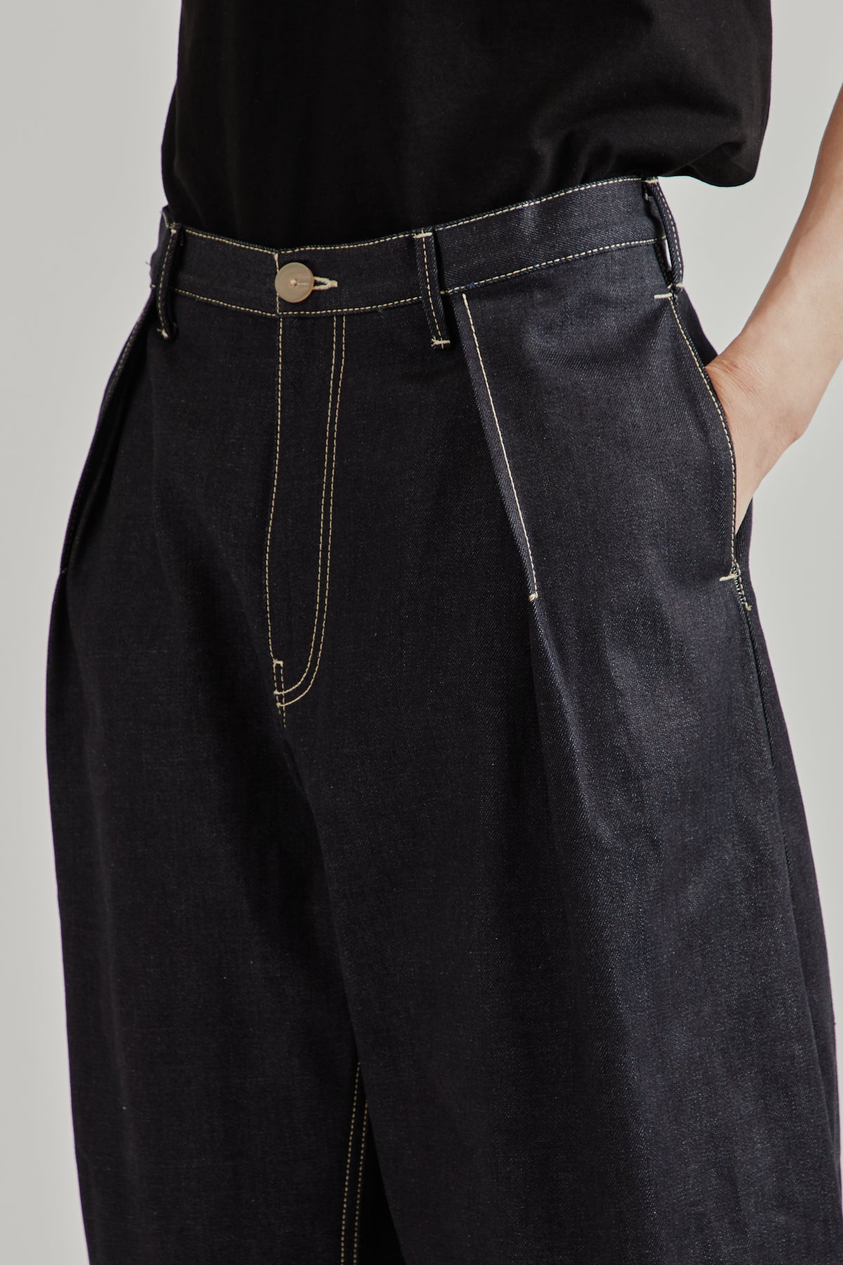 Wright   Doyle FW26 Single Pleat Jean Indigo00007