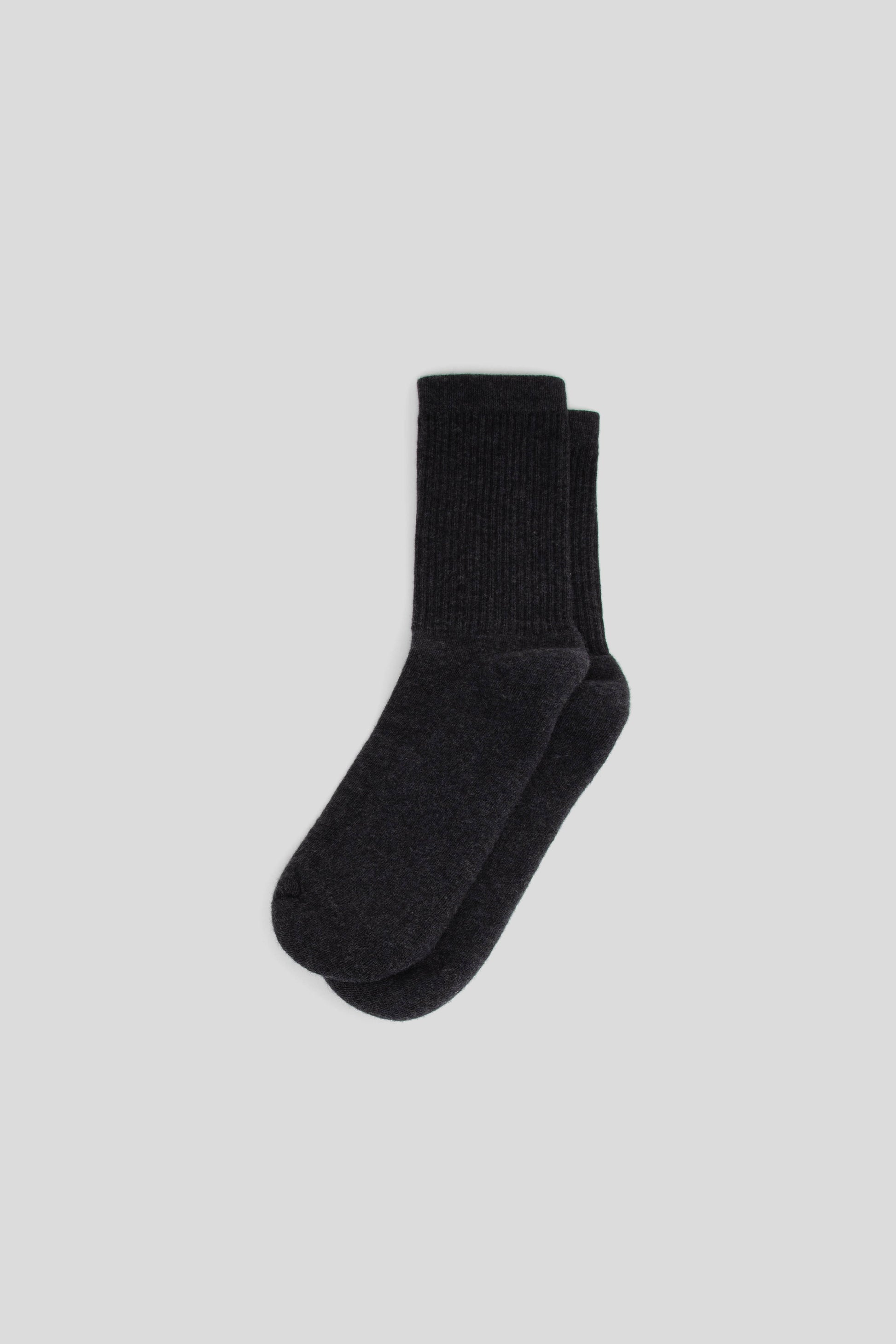 American Trench Supermerino Crew Sock in Charcoal