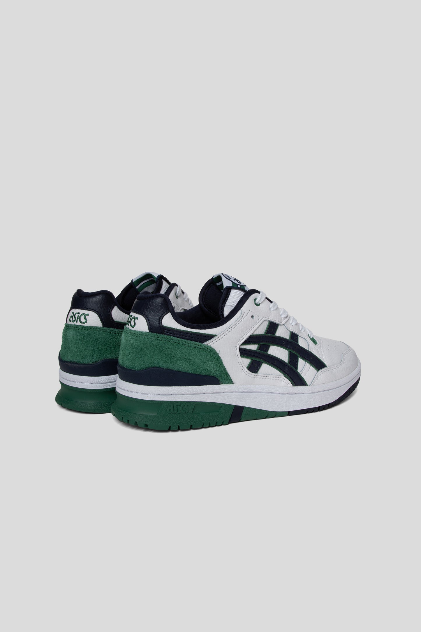 Asics EX89 Shoe in White and Midnight