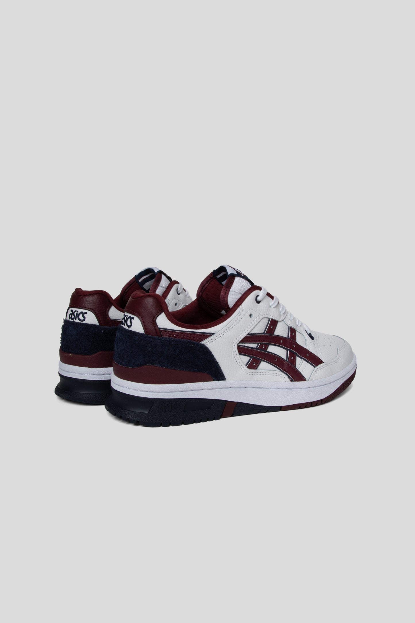 Asics EX89 Shoe in White and Port Royal