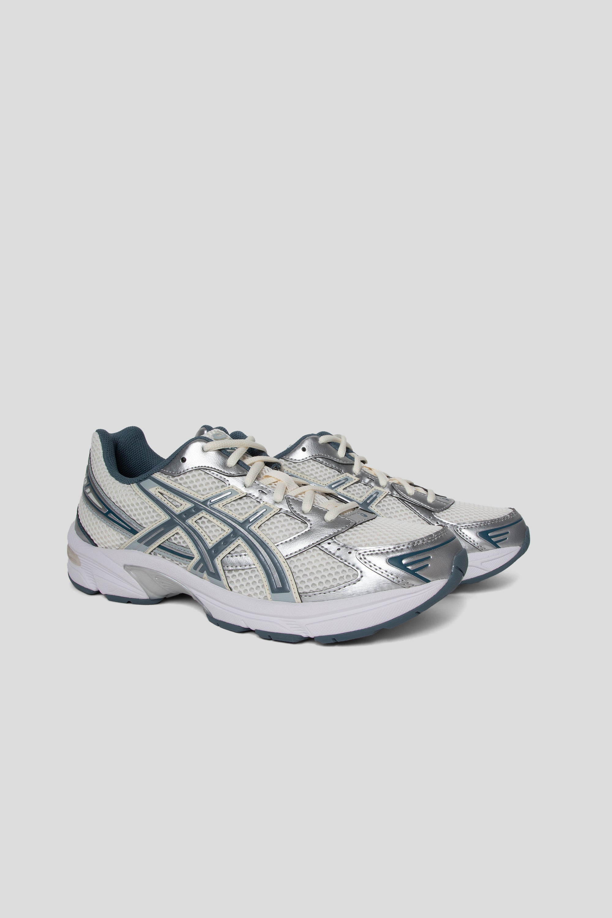 Asics Gel-1130 Shoe in Cream and Iron Clad