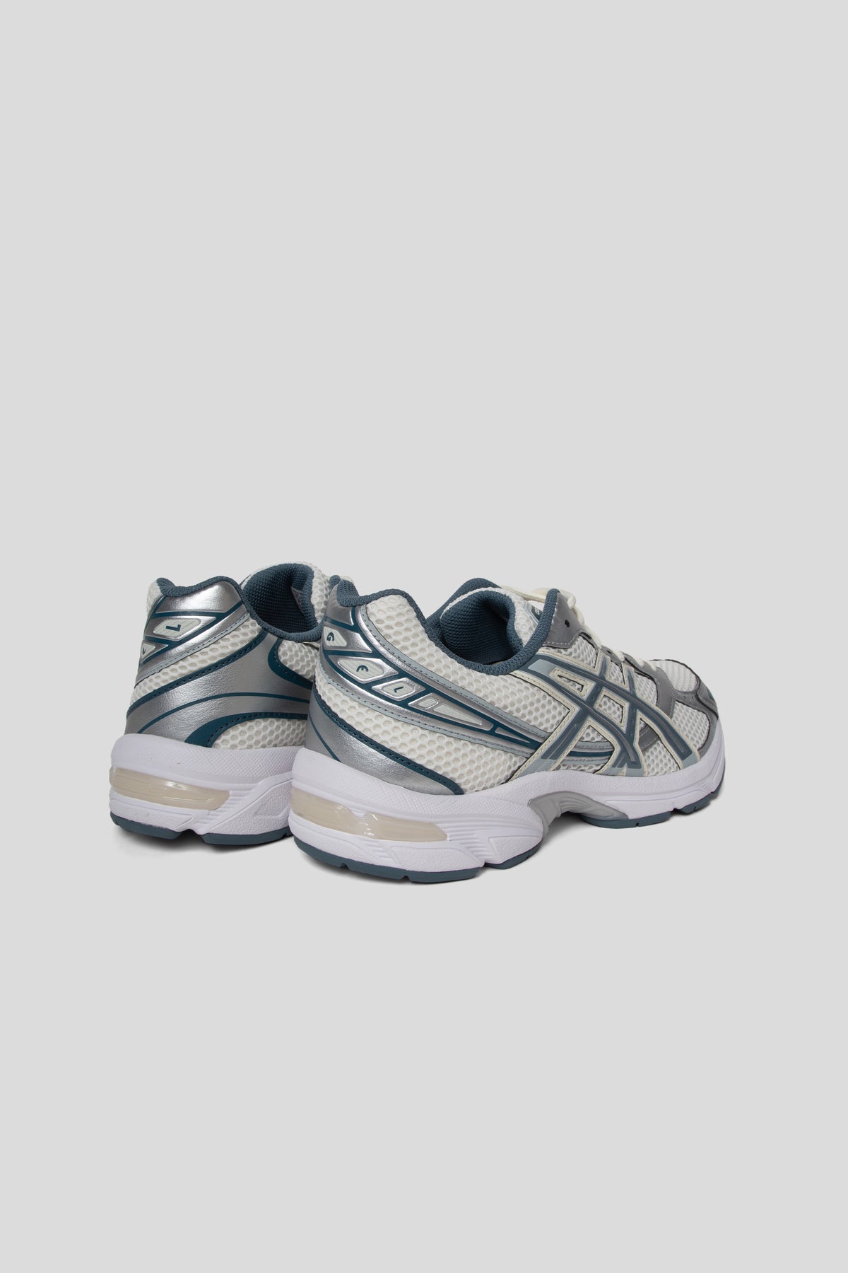 Asics Gel-1130 Shoe in Cream and Iron Clad