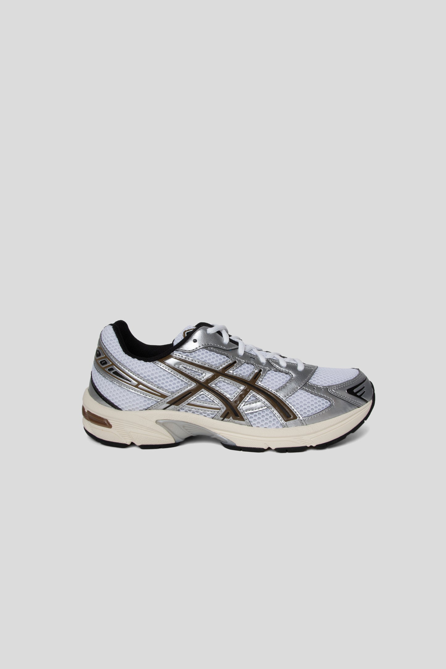 Asics Gel-1130 Shoe in White and Clay Canyon