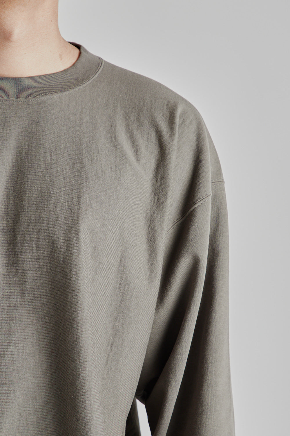 Light Sweat Crewneck P/O - Slate Grey