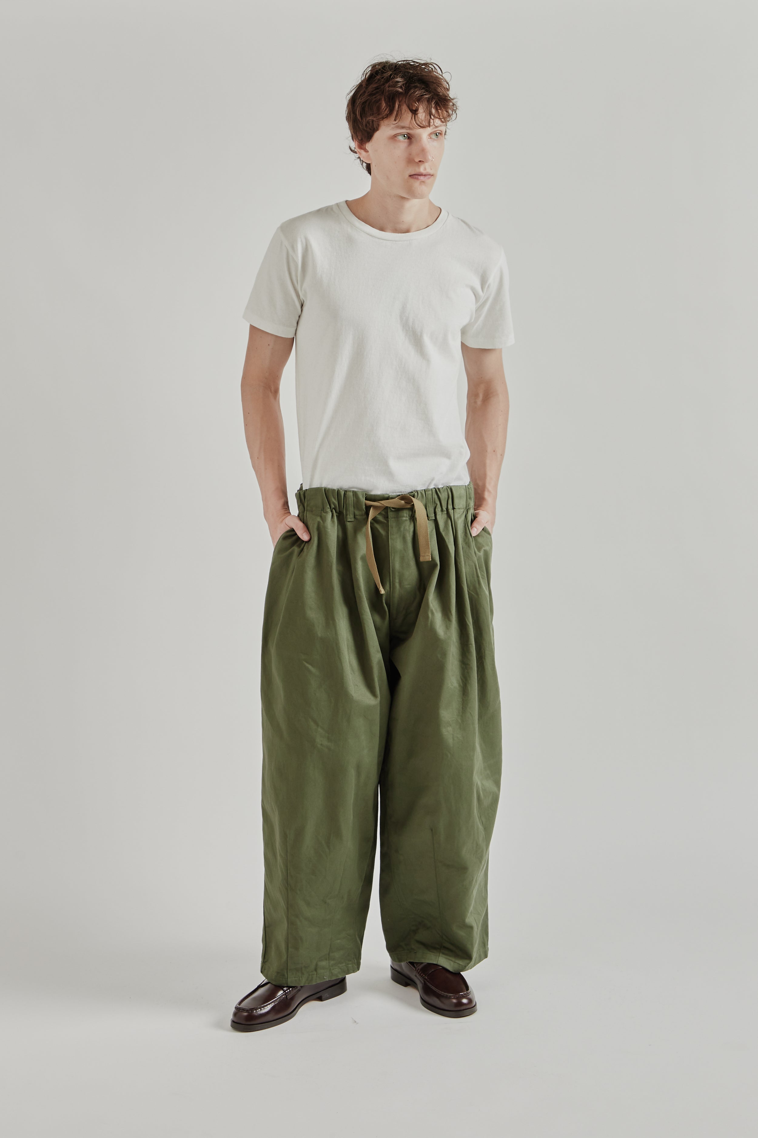 is-ness Balloon EZ Pants - Khaki | Wallace Mercantile Shop