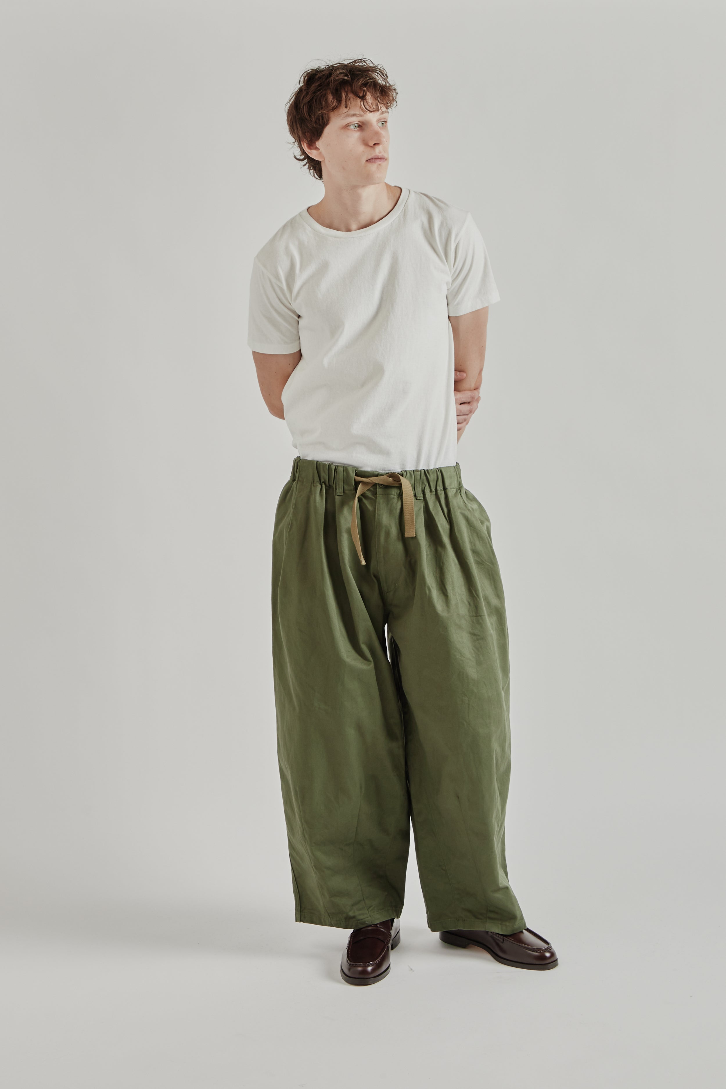 is-ness Balloon EZ Pants - Khaki | Wallace Mercantile Shop