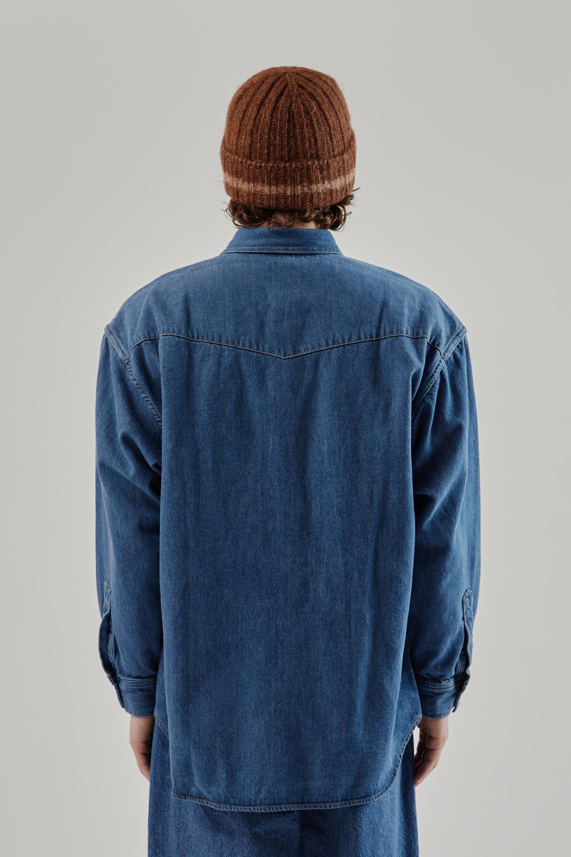 is-ness FW25 Western Shirt Indigo 5