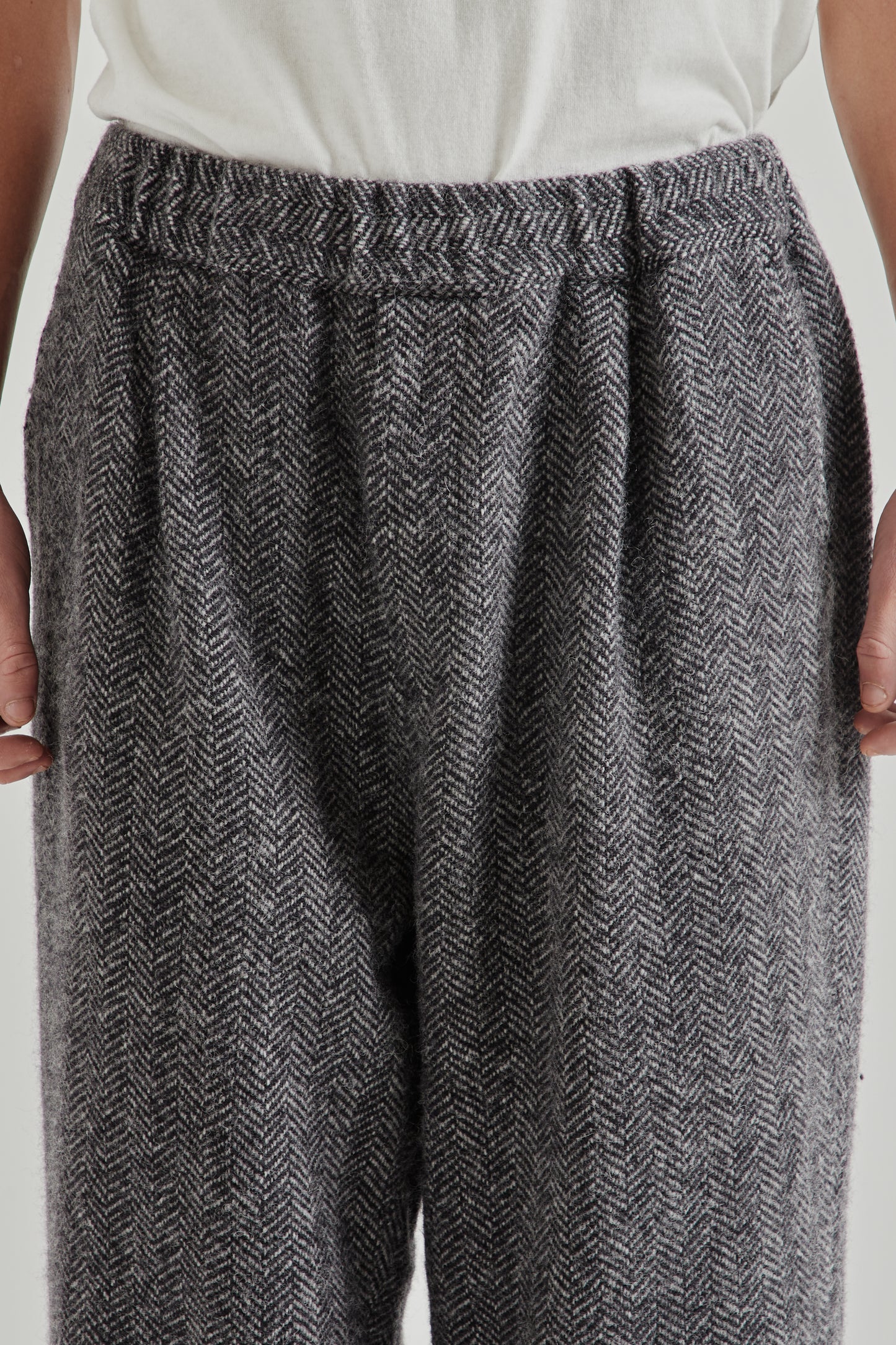 Wool EZ Pants - Herringbone
