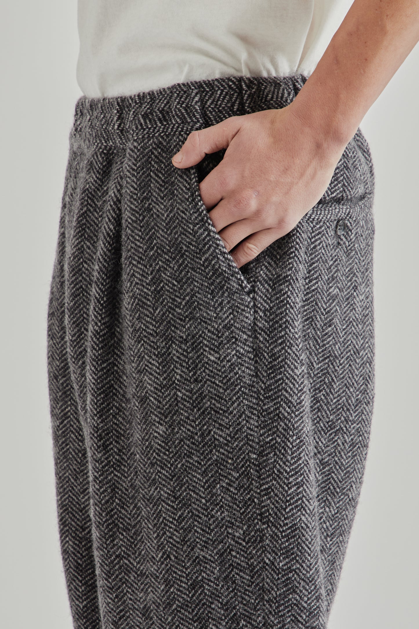 Wool EZ Pants - Herringbone