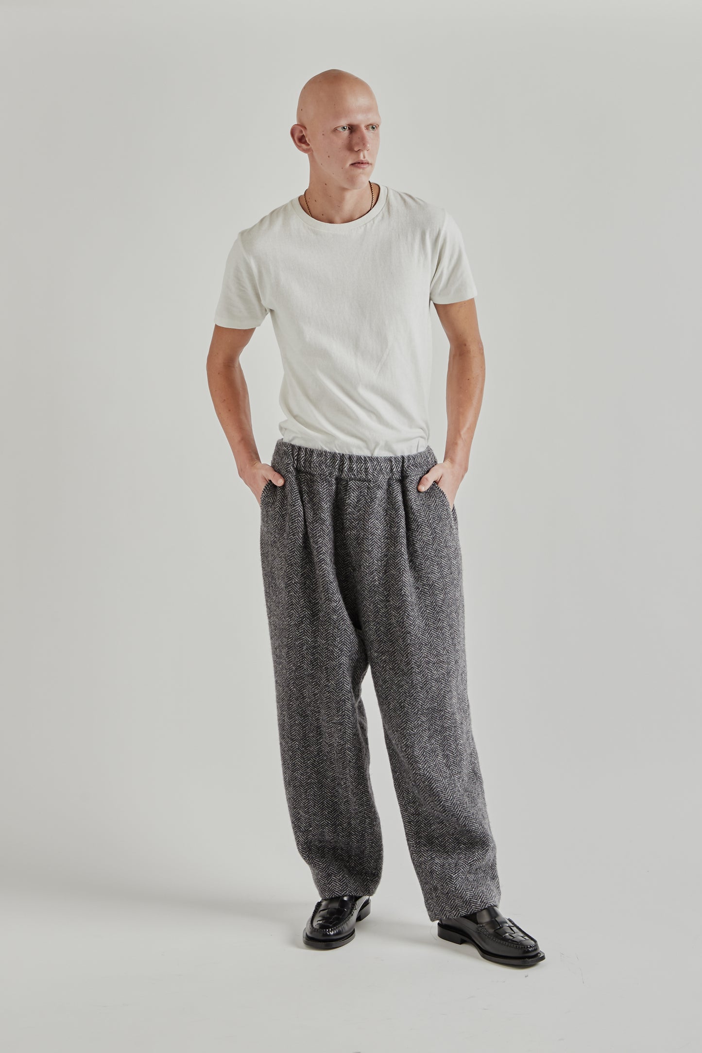 Wool EZ Pants - Herringbone