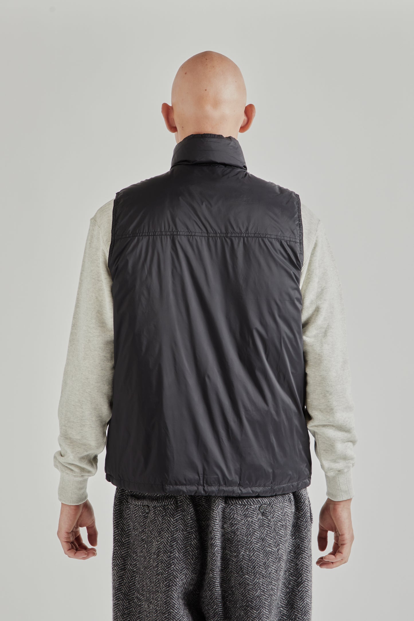 is-ness x Taion Light Down Vest - Black