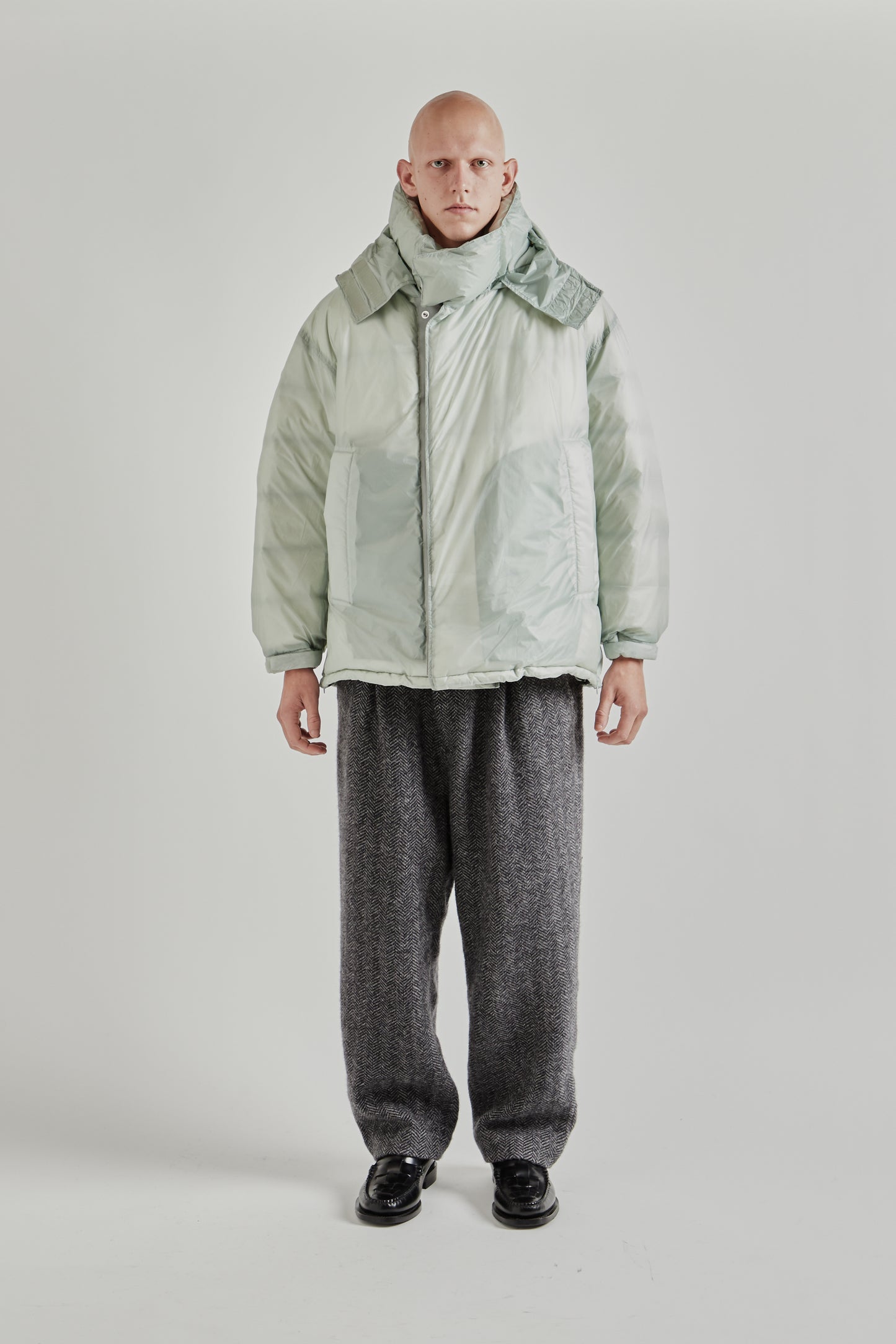 is-ness x Y(dot) By Nordisk Down Puffer Jacket - Pale Gray