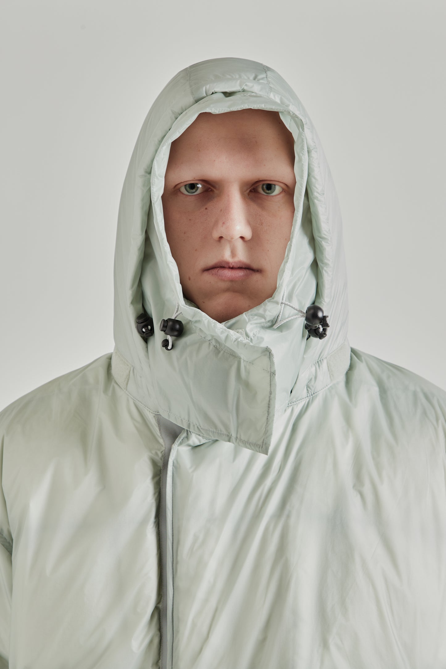 is-ness x Y(dot) By Nordisk Down Puffer Jacket - Pale Gray