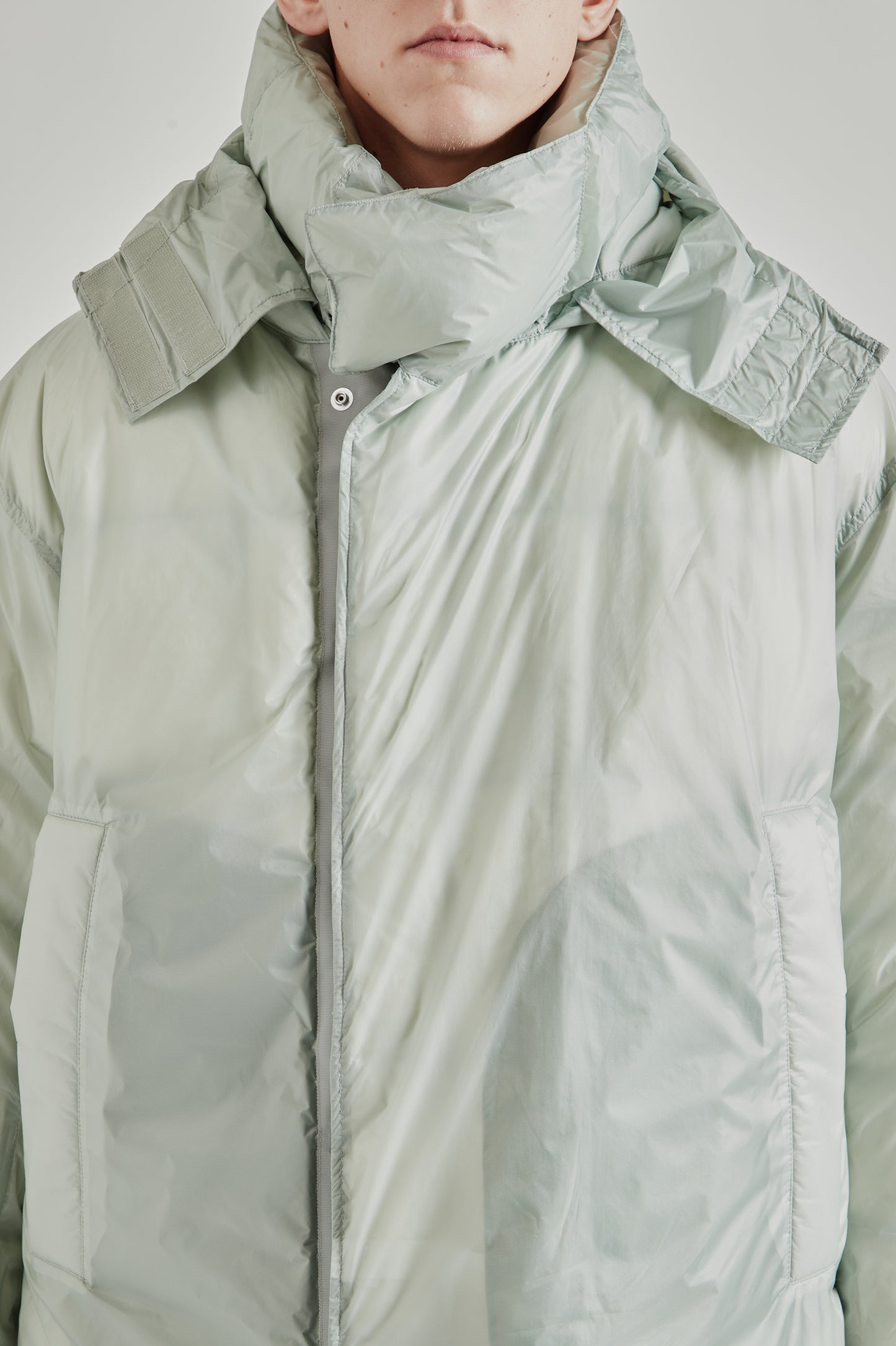 is-ness x Y(dot) By Nordisk Down Puffer Jacket - Pale Gray