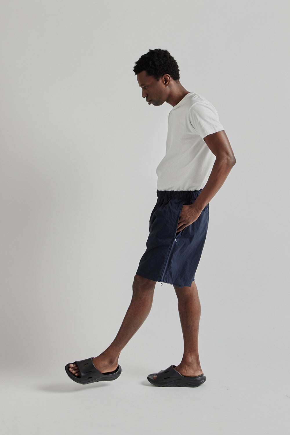 is-ness SS25 Technical Ventilation Shorts Navy 12