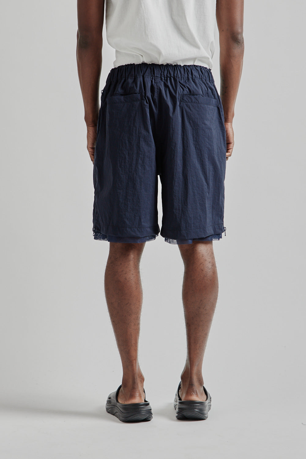 is-ness SS25 Technical Ventilation Shorts Navy 4