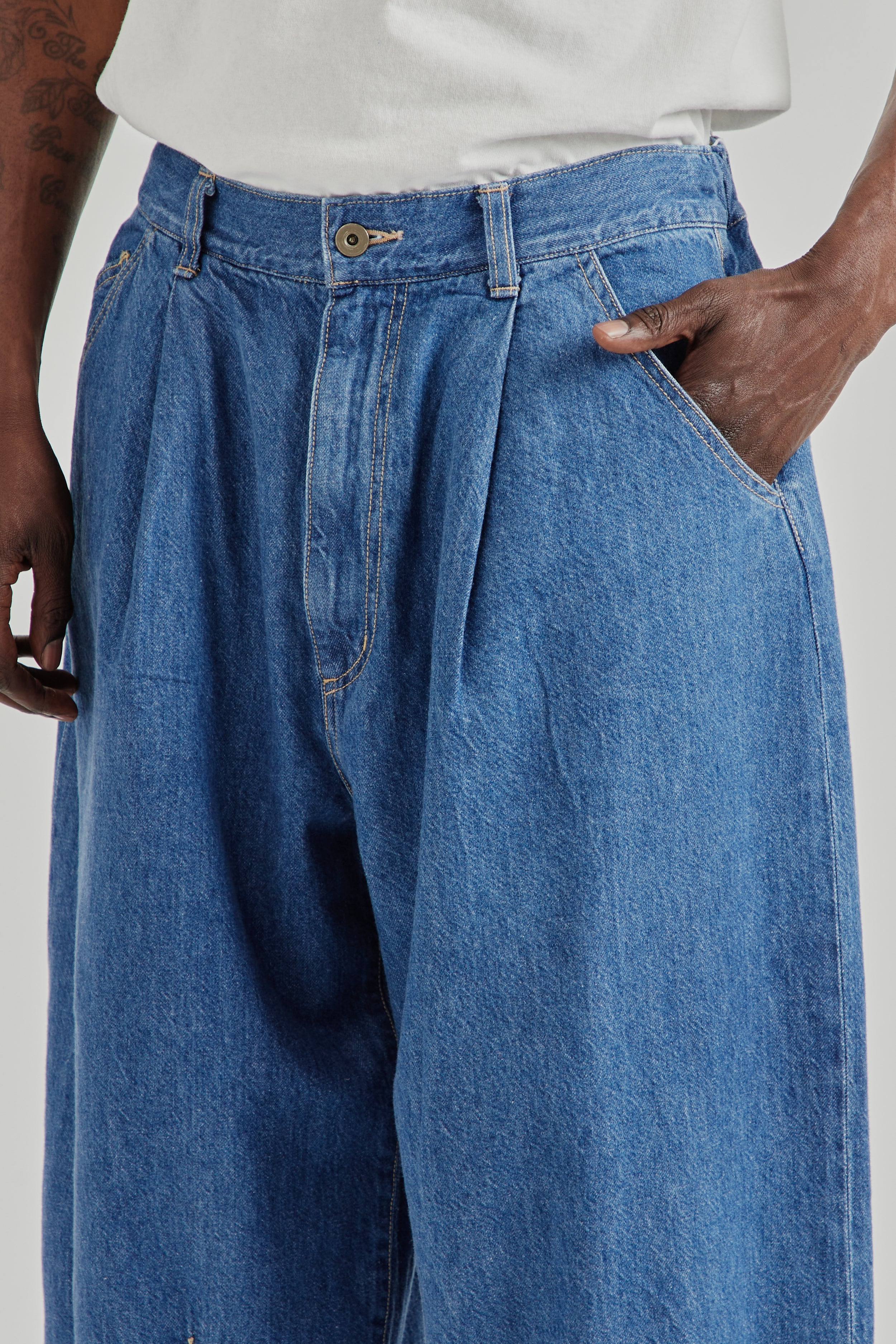 is-ness 5-Pocket Balloon Pants - Enzyme Wash | Wallace Mercantile Shop