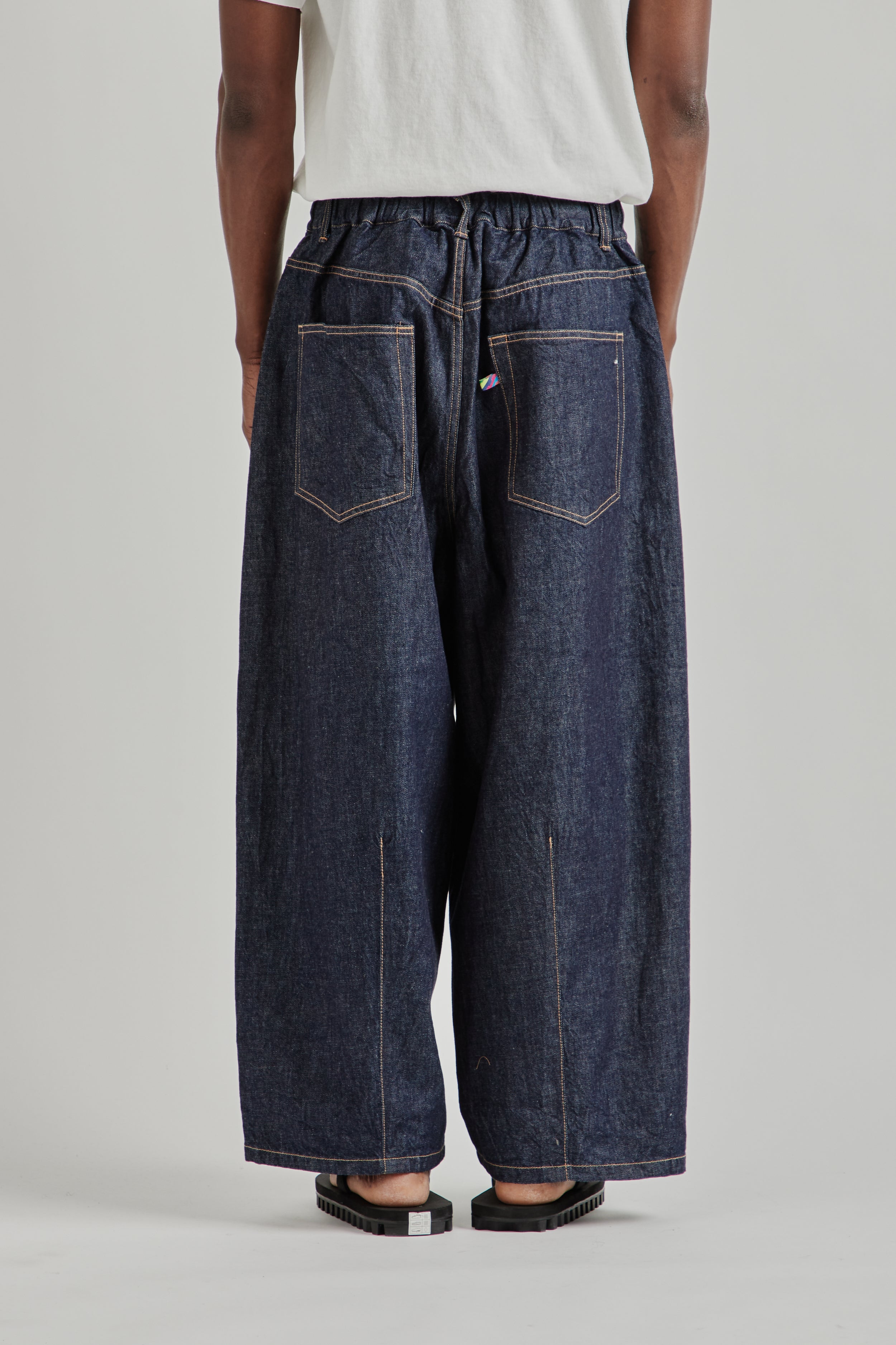 is-ness 5-Pocket Balloon Pants - Indigo One Wash | Wallace