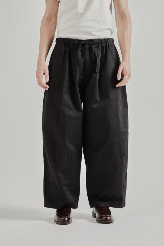 is-ness SS26 Balloon EZ Pants Black2027