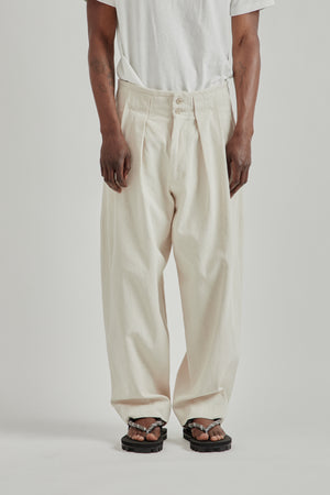is-ness SS26 Phoenixx Trouser Natural1173