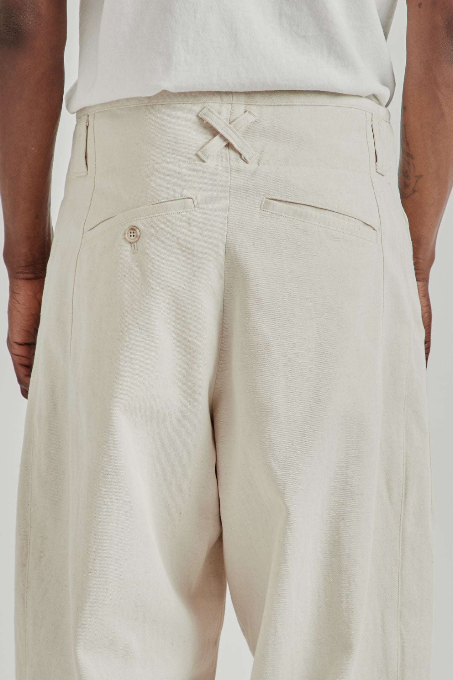 is-ness SS26 Phoenixx Trouser Natural1181