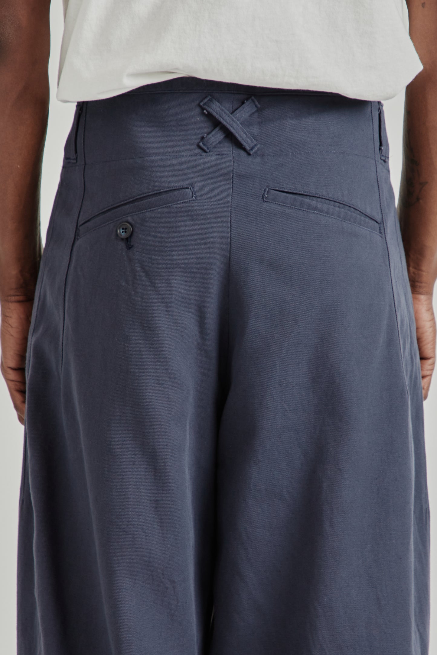 is-ness SS26 Phoenixx Trouser Navy1152