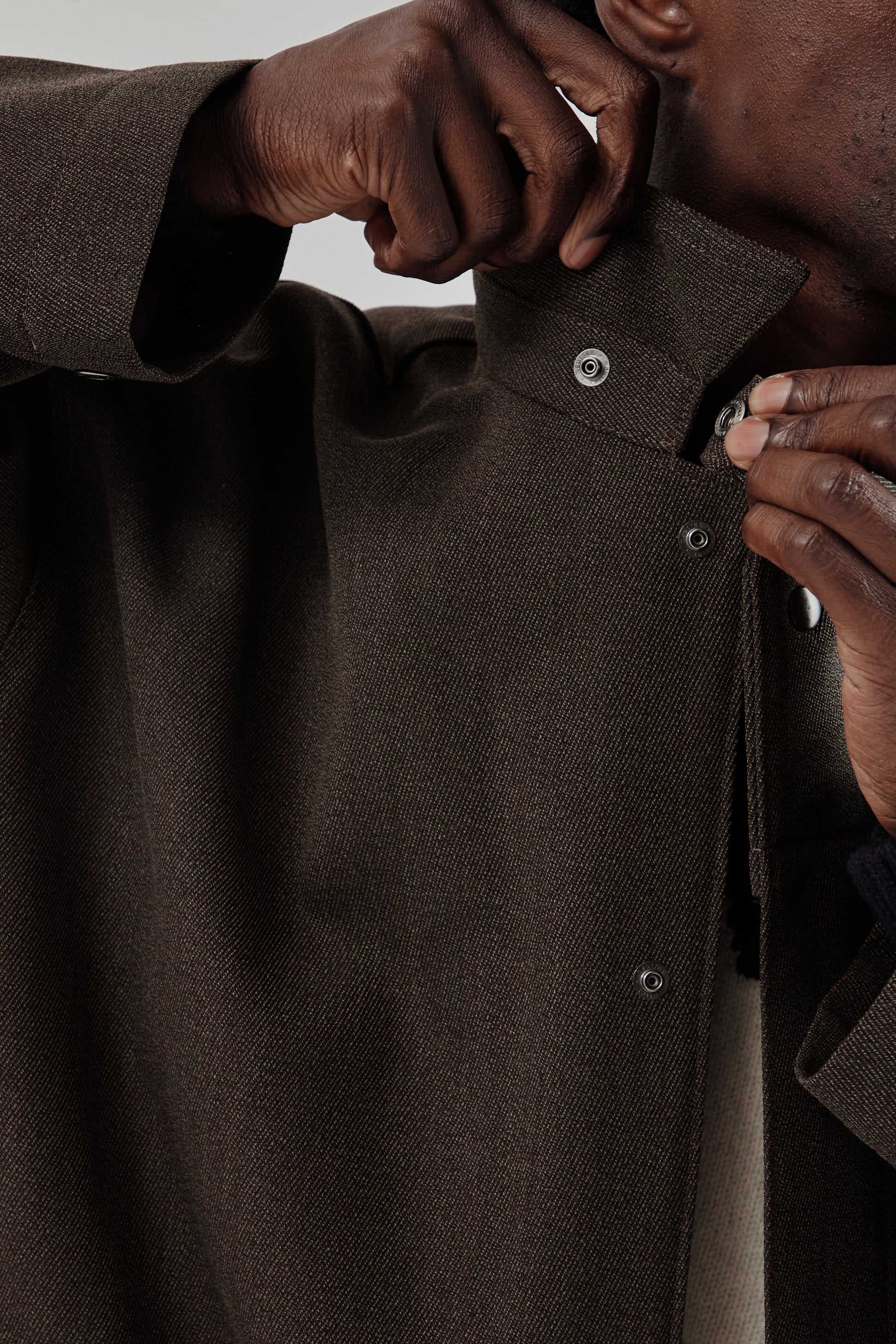 is-ness Single Breasted Coat Brown 10