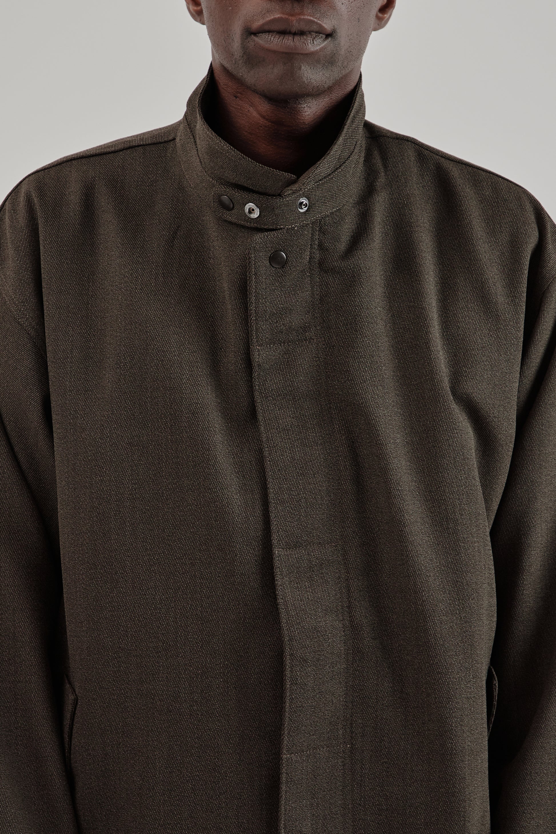 is-ness Single Breasted Coat Brown 7