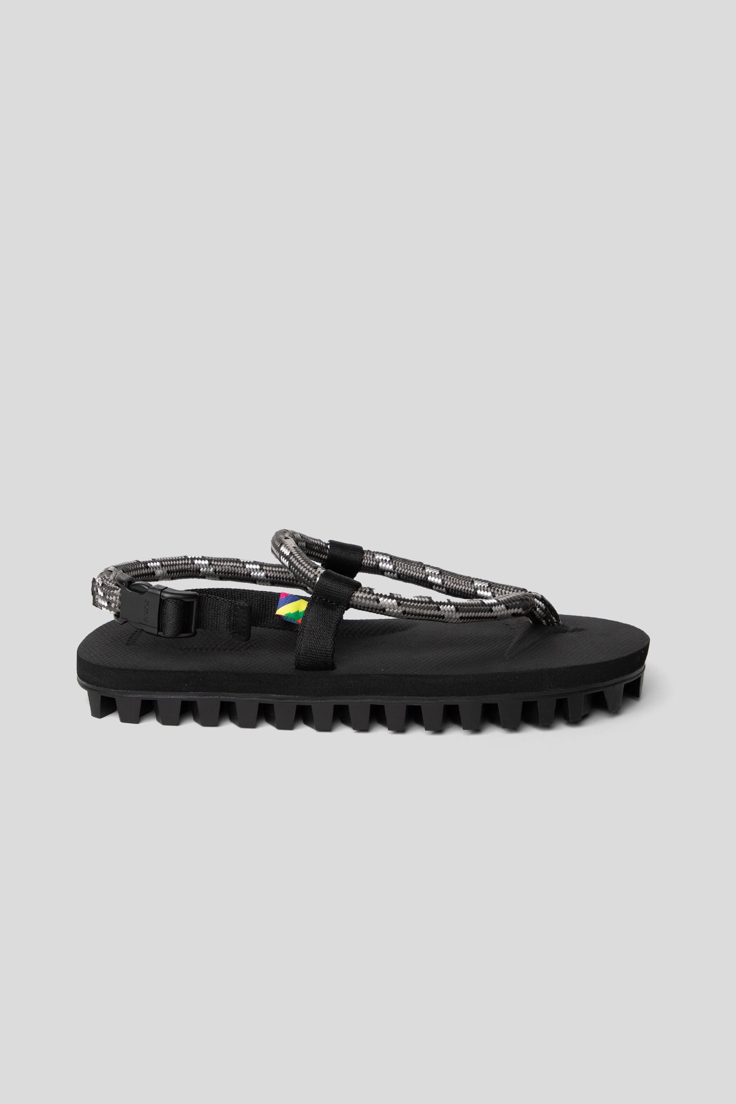 is-ness Suicoke Interlocking Sandals Charcoal Black 1
