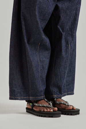 is-ness Suicoke Interlocking Sandals Charcoal Black 9