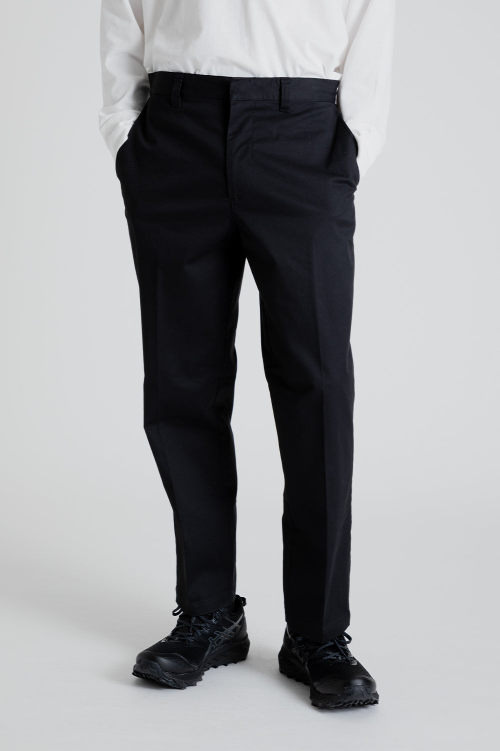 Adapture Relaxed Fit Chino Pants in Black