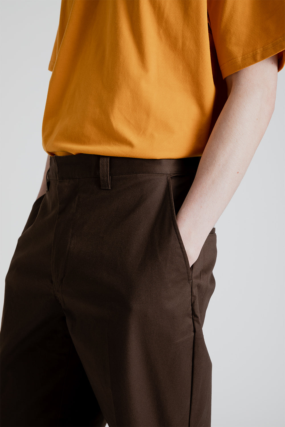 Relaxed Fit Chino Pants - Demitasse