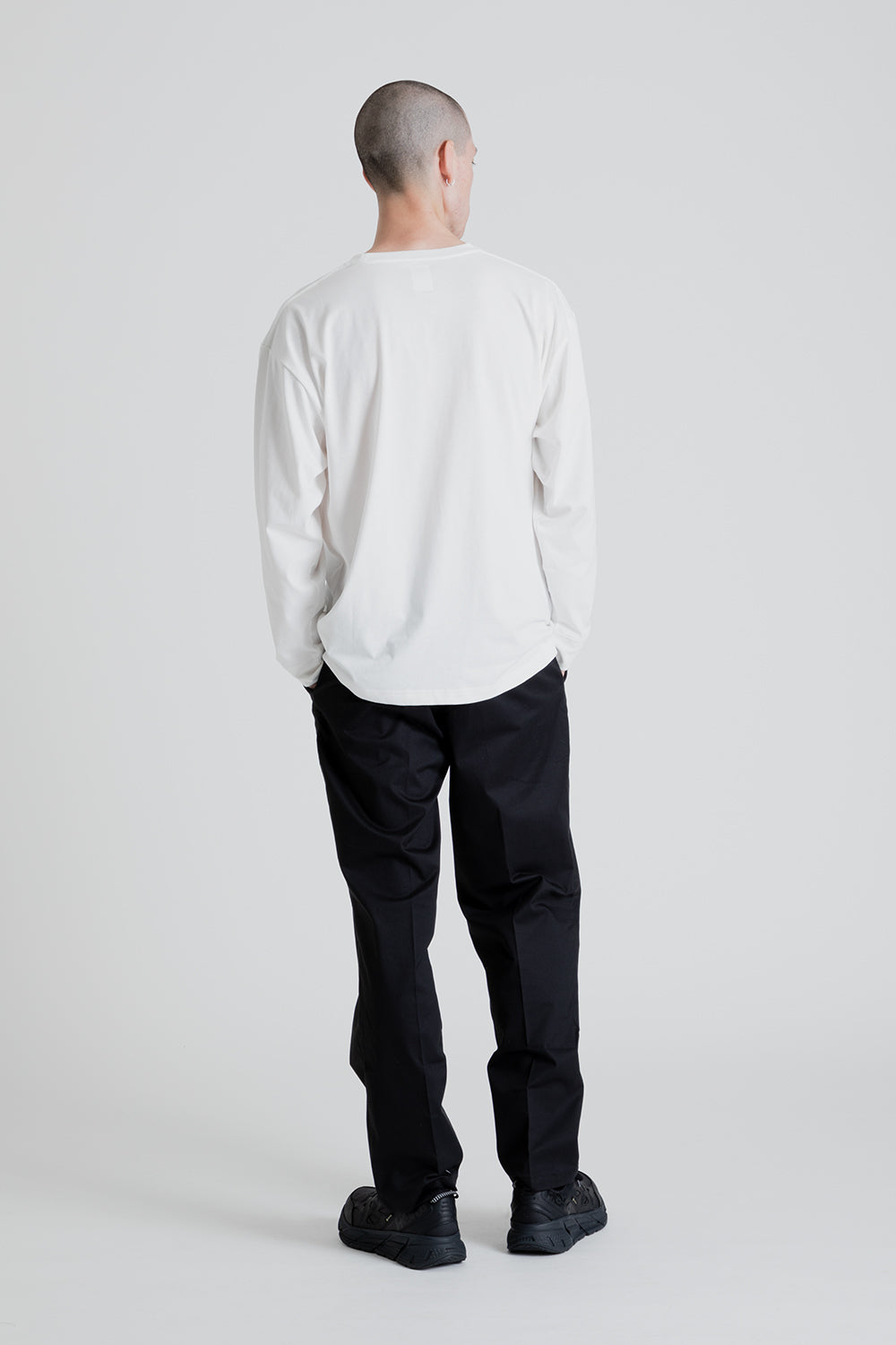 Adapture Relaxed Fit LS-Shirt in White