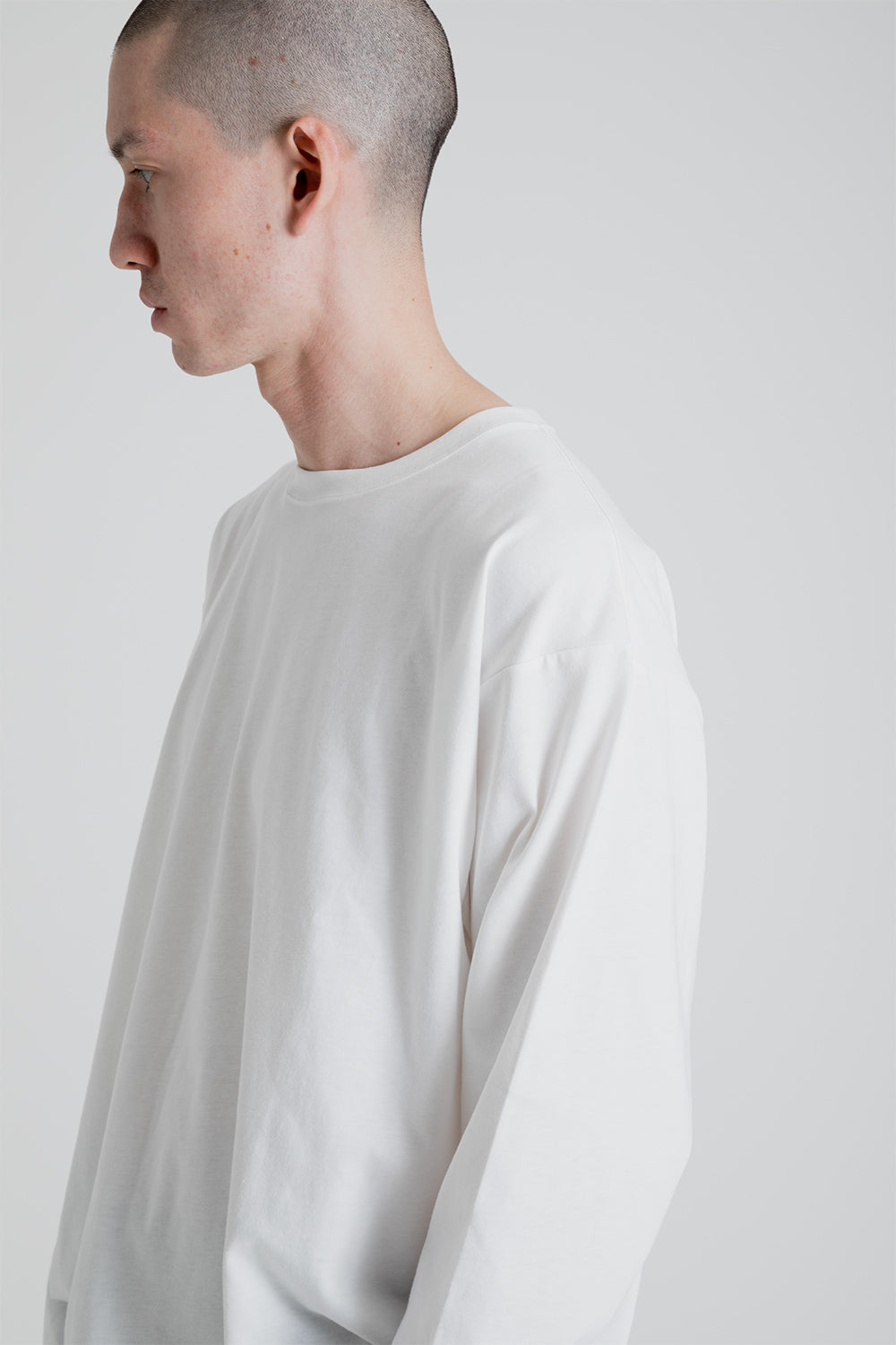 Adapture Relaxed Fit LS-Shirt in White