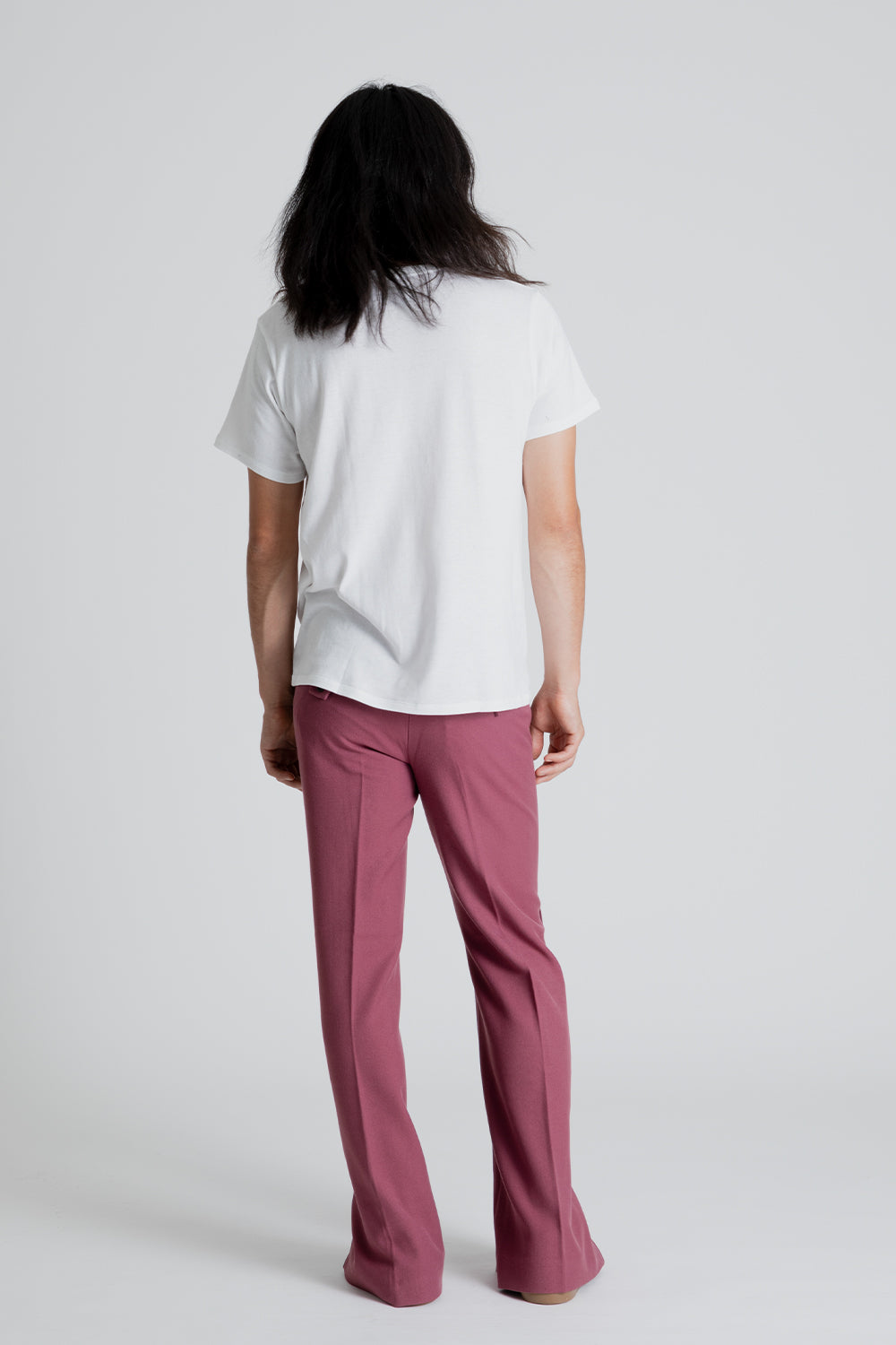 Andersson Bell Woven Arzent Wide Leg Trousers in Pink