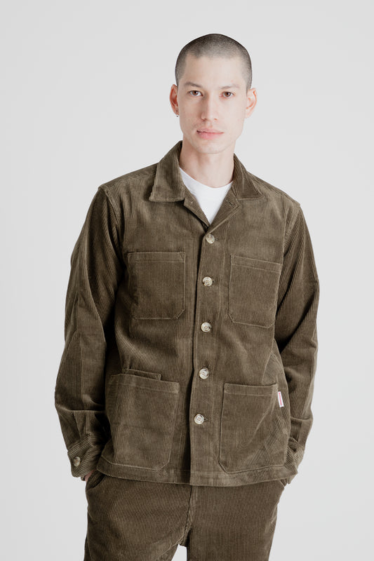 Battenwear Five Pocket Canyon Shirt in Olive