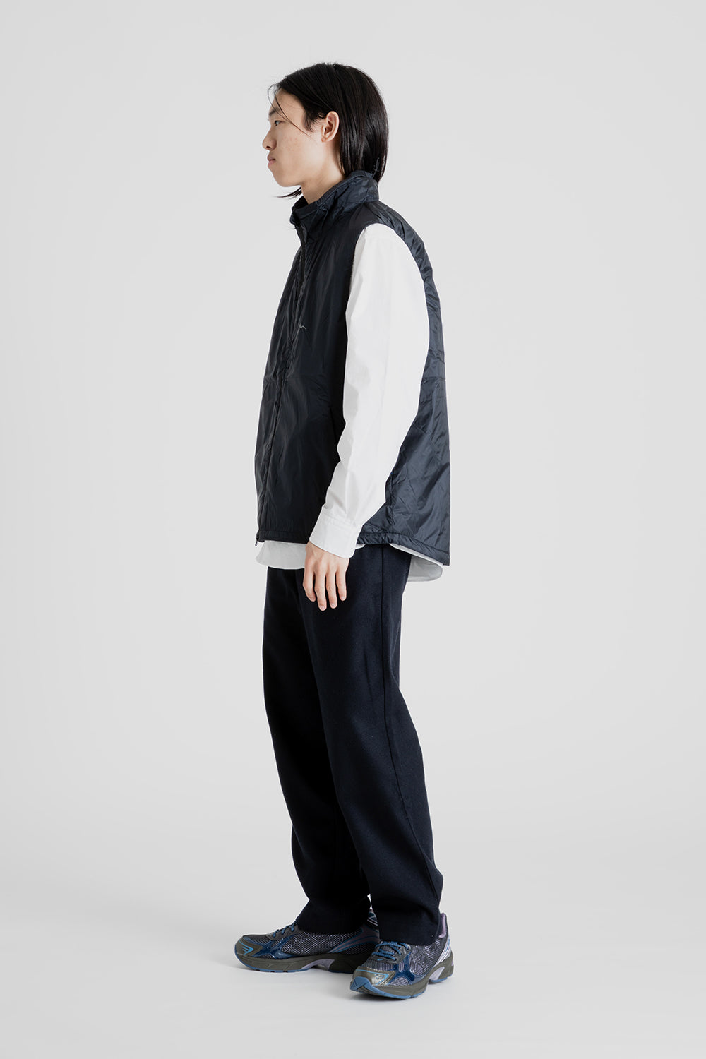 CAYL Primaloft Zip Vest in Black