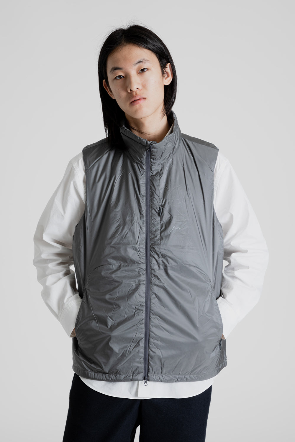 CAYL Primaloft Zip Vest in Grey