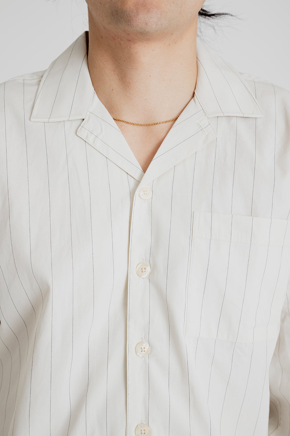 Foret Cruise Shirt in Cloud/Stripe