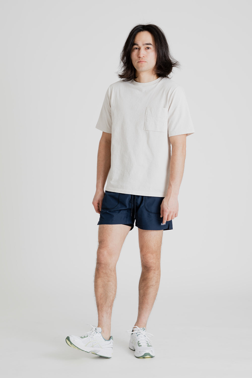 Foret Run Shorts in Navy