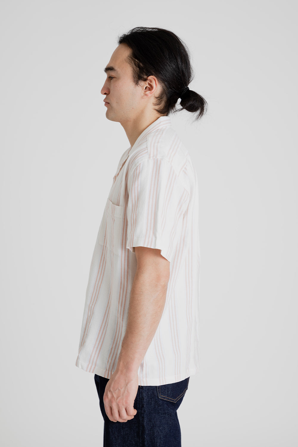 Foret Twig Shirt in Cloud and Sandstone