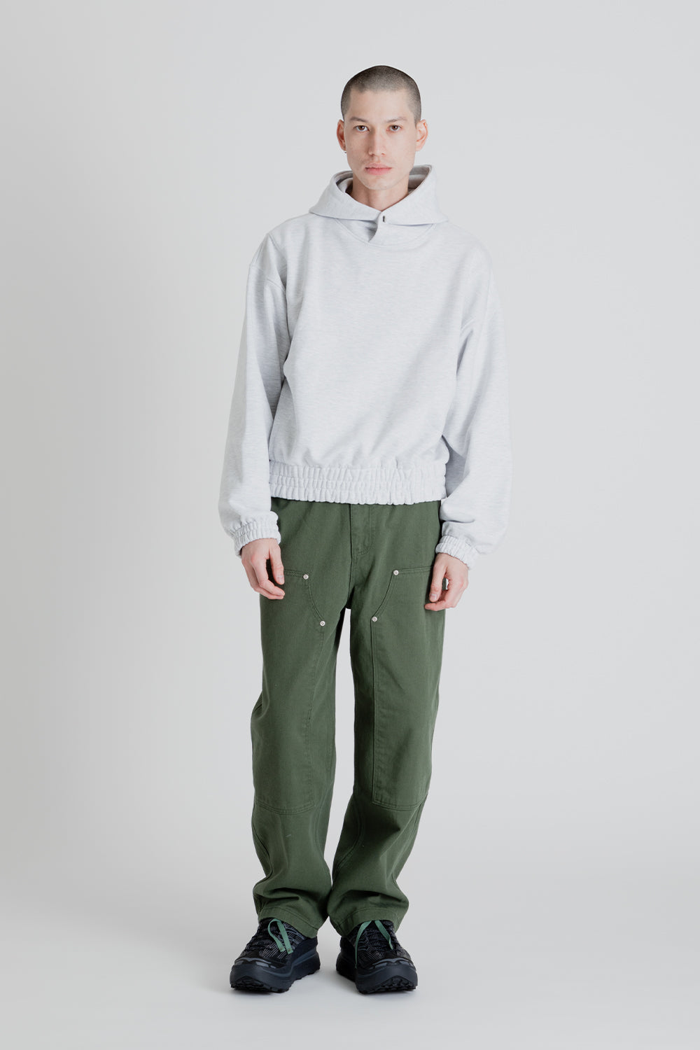 7S Cotton Double Knee Pants - Olive