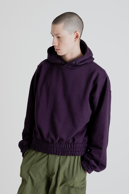 Frizmworks Banding Snap Hoody in Violet